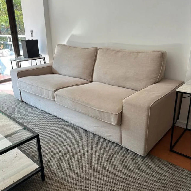 ¡Sofá + fundas (3 cuerpos) Espacioso y Elegante para Tu Hogar! 🛋️