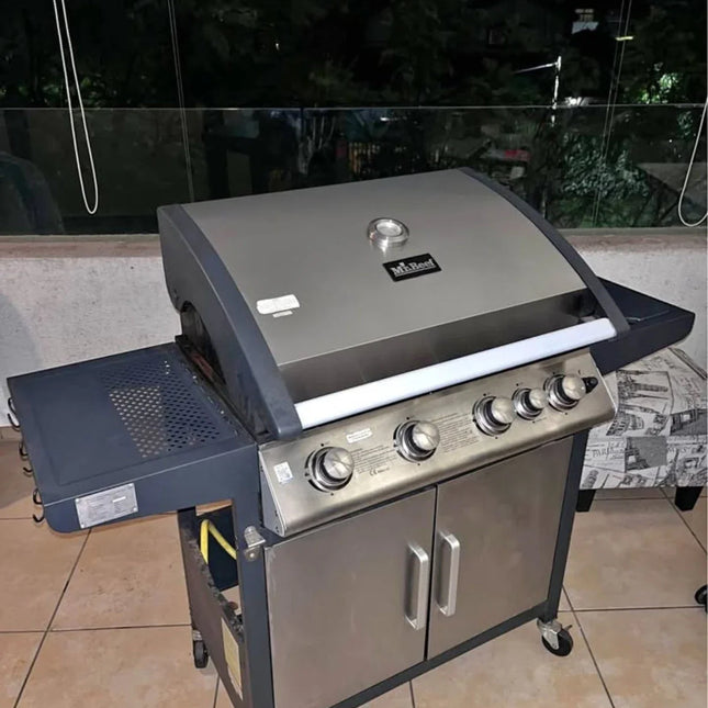 ¡Parrilla Mr Beef 5 quemadores + plancha! 🔥