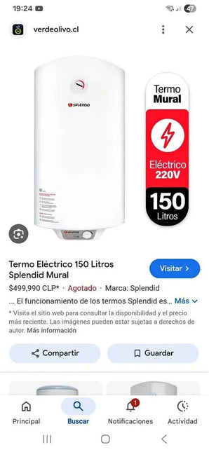 Termo eléctrico ¡Calor Confiable para Tu Hogar! 🔥