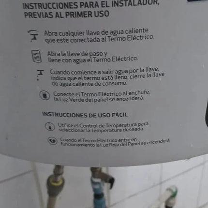 Termo eléctrico ¡Calor Confiable para Tu Hogar! 🔥