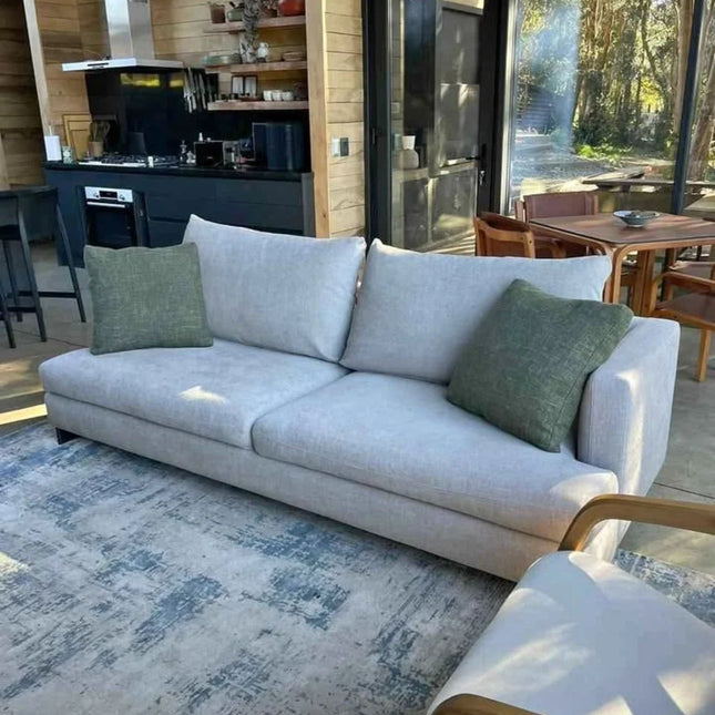 Sofá gris EASYTIME 230×97 - ¡Elegancia Minimalista para tu Hogar! 🛋️