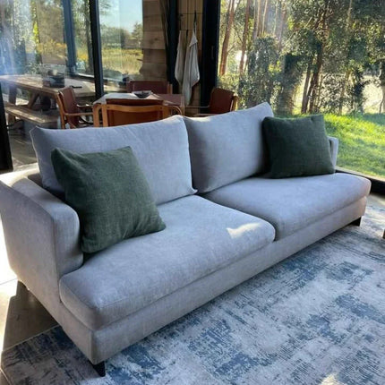 Sofá gris EASYTIME 230×97 - ¡Elegancia Minimalista para tu Hogar! 🛋️