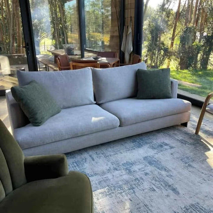 Sofá gris EASYTIME 230×97 - ¡Elegancia Minimalista para tu Hogar! 🛋️