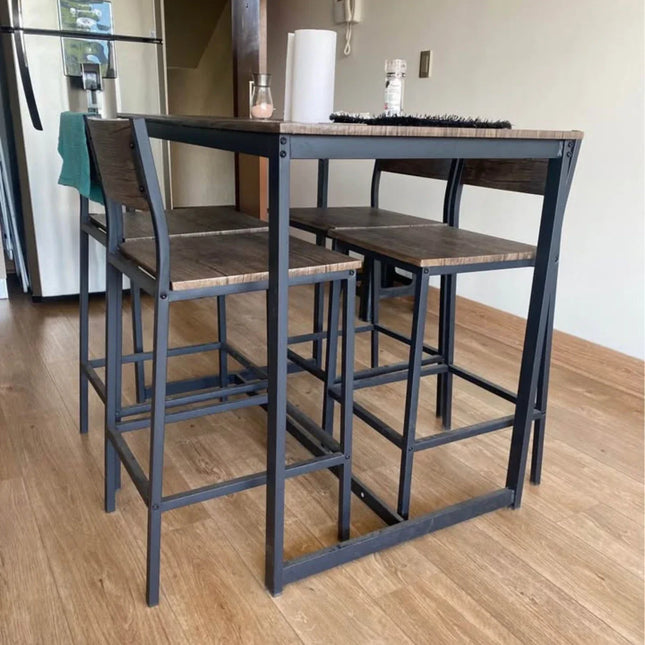 ¡Mesa de Bar con Sillas Incluidas! 🍷