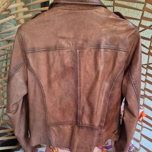 Chaqueta Cuero Mujer ¡Estilo Biker que Impresiona! 🏍️