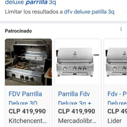 PARRILLA A GAS NUEVA FDV DELUXE 3Q ¡Estrena tu Parrilla a Gas! 🔥