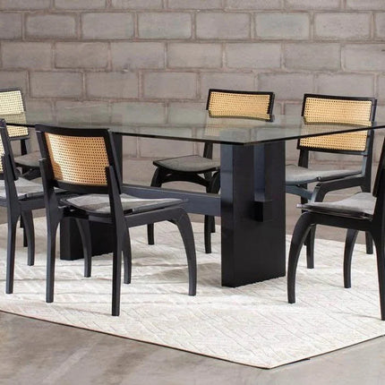 Comedor Redecora + 6 sillas ¡Transforma tu comedor con estilo! 🖤