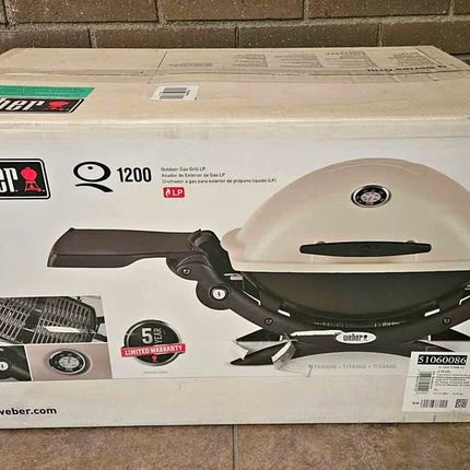 ¡Parrilla Weber a Gas Q 1200, Lista para Estrenar! 🔥