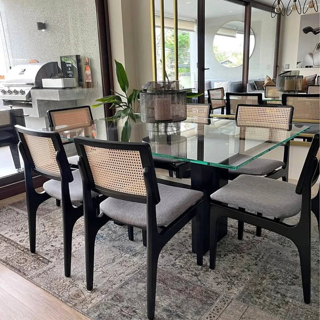Comedor Redecora + 6 sillas ¡Transforma tu comedor con estilo! 🖤