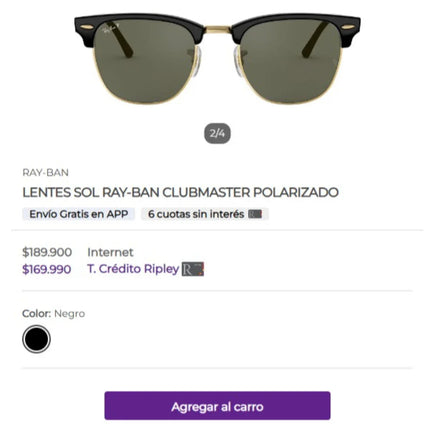 Brilla con Estilo: Lentes Ray-Ban Clubmaster 😎