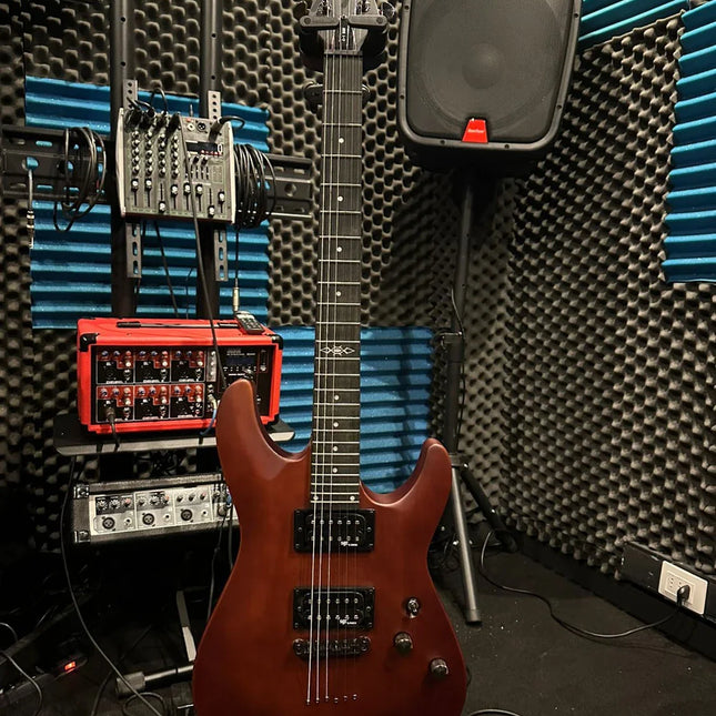 Guitarra electrica SGR by Schecter C-1 SGR Walnut Satin