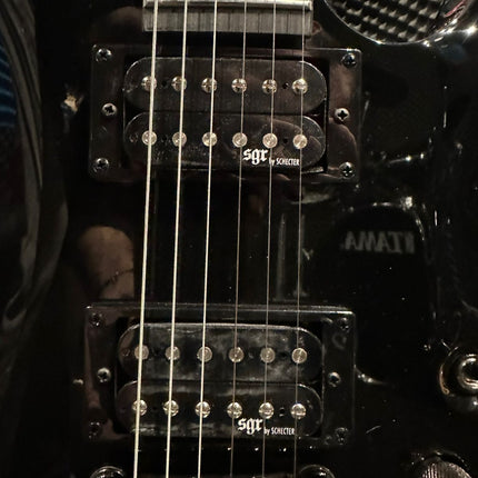 Guitarra eléctrica SGR by Schecter C-1 SGR Gloss Black